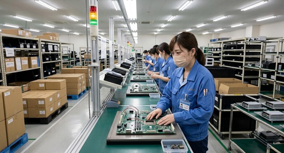半導体生産の工場画像